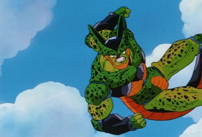 Dragon Ball Z Ep 159: A Shock to the Entire Universe!! Cell, A Spectacular Evolution Toward His Perfect Form @ 16:21