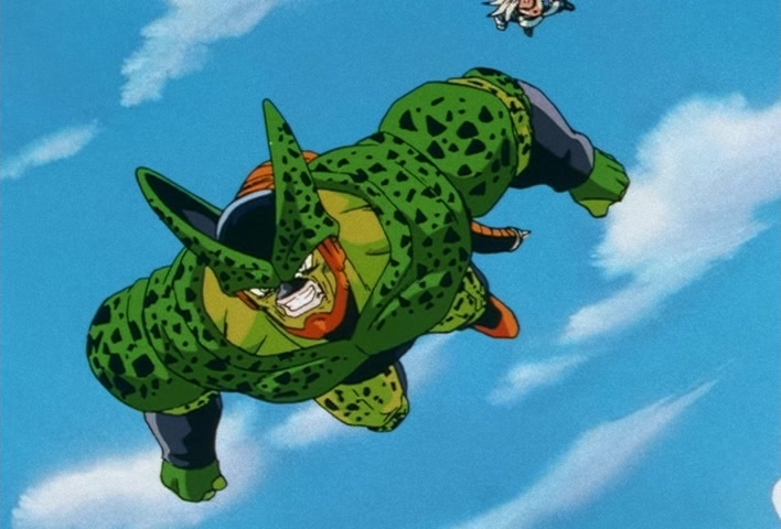 Dragon Ball Z Ep 159: A Shock to the Entire Universe!! Cell, A Spectacular Evolution Toward His Perfect Form @ 16:44