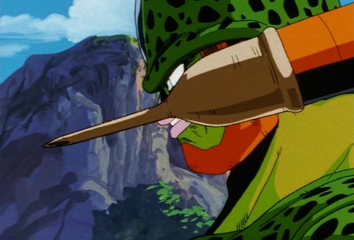 Dragon Ball Z Ep 159: A Shock to the Entire Universe!! Cell, A Spectacular Evolution Toward His Perfect Form @ 18:06