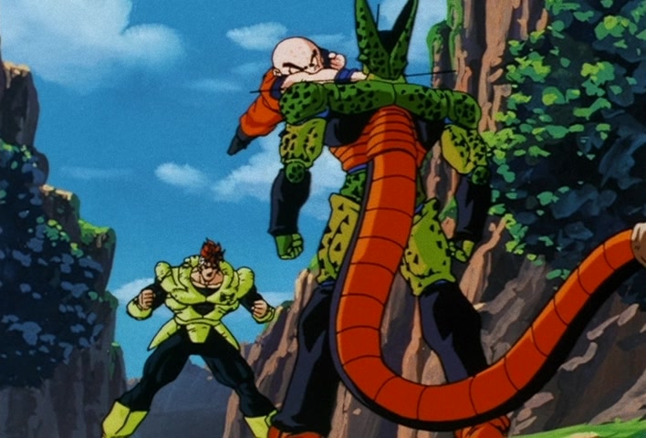 Dragon Ball Z Ep 160: An Infinite Battle Power!! The Birth of the God of Destruction is Named Cell @ 01:56
