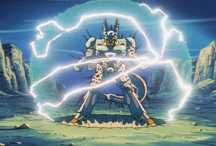 Dragon Ball Z Ep 160: An Infinite Battle Power!! The Birth of the God of Destruction is Named Cell @ 02:43