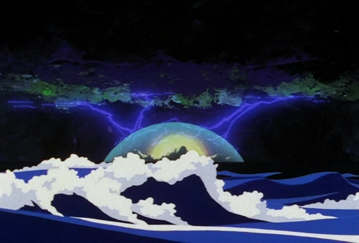 Dragon Ball Z Ep 160: An Infinite Battle Power!! The Birth of the God of Destruction is Named Cell @ 03:06