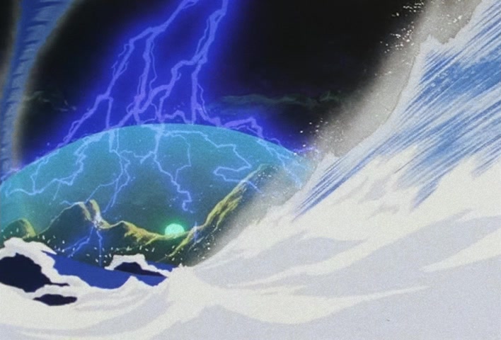 Dragon Ball Z Ep 160: An Infinite Battle Power!! The Birth of the God of Destruction is Named Cell @ 03:35