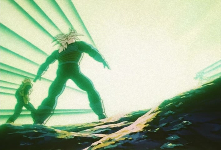 Dragon Ball Z Ep 160: An Infinite Battle Power!! The Birth of the God of Destruction is Named Cell @ 06:30