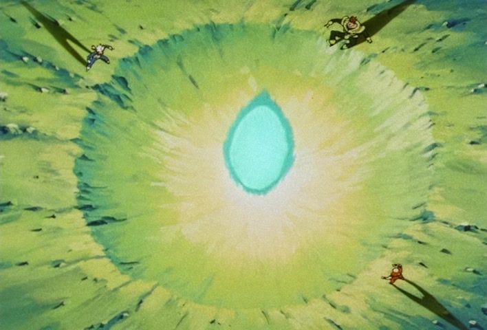 Dragon Ball Z Ep 160: An Infinite Battle Power!! The Birth of the God of Destruction is Named Cell @ 08:33