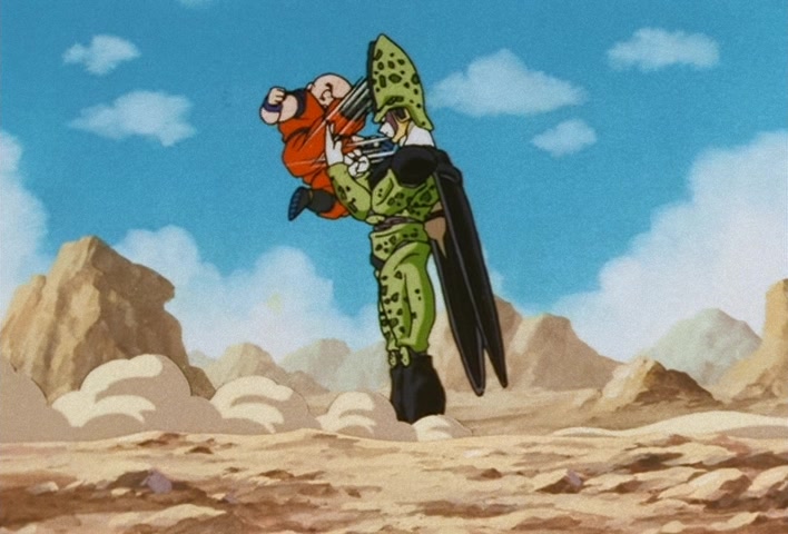 Dragon Ball Z Ep 160: An Infinite Battle Power!! The Birth of the God of Destruction is Named Cell @ 20:14