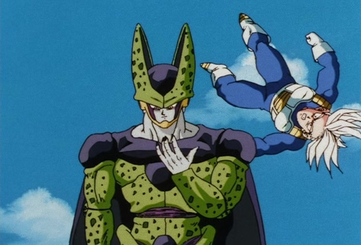 Dragon Ball Z Ep 160: An Infinite Battle Power!! The Birth of the God of Destruction is Named Cell @ 20:44