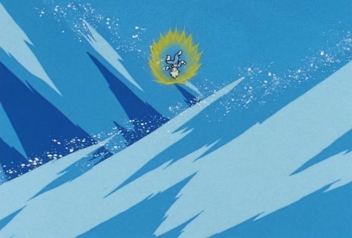 Dragon Ball Z Ep 162: Breaking Through the Boundaries of the Super Saiyan!! Trunks Summons a Storm @ 05:37