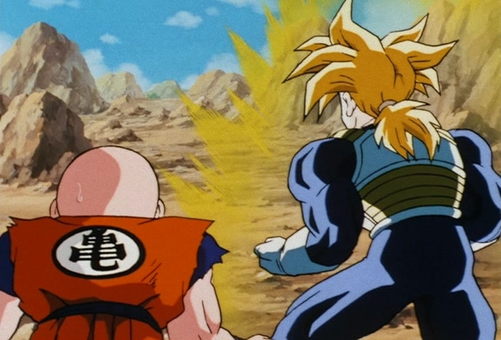 Dragon Ball Z Ep 162: Breaking Through the Boundaries of the Super Saiyan!! Trunks Summons a Storm @ 06:00