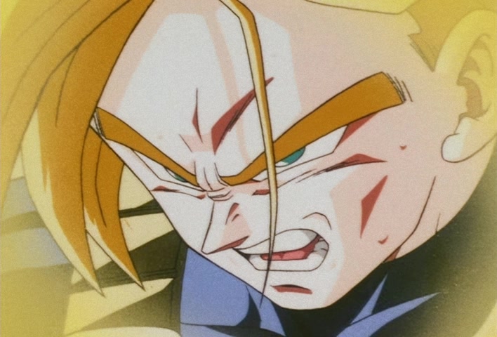 Dragon Ball Z Ep 162: Breaking Through the Boundaries of the Super Saiyan!! Trunks Summons a Storm @ 07:27