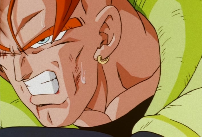 Dragon Ball Z Ep 162: Breaking Through the Boundaries of the Super Saiyan!! Trunks Summons a Storm @ 08:43