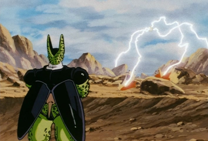 Dragon Ball Z Ep 162: Breaking Through the Boundaries of the Super Saiyan!! Trunks Summons a Storm @ 11:14