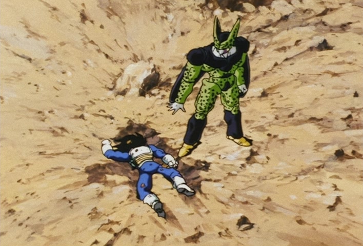 Dragon Ball Z Ep 162: Breaking Through the Boundaries of the Super Saiyan!! Trunks Summons a Storm @ 21:41