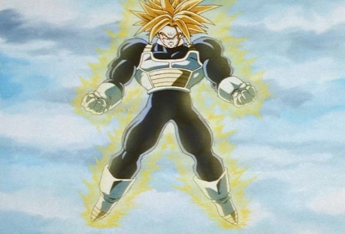 Dragon Ball Z Ep 162: Breaking Through the Boundaries of the Super Saiyan!! Trunks Summons a Storm @ 22:05