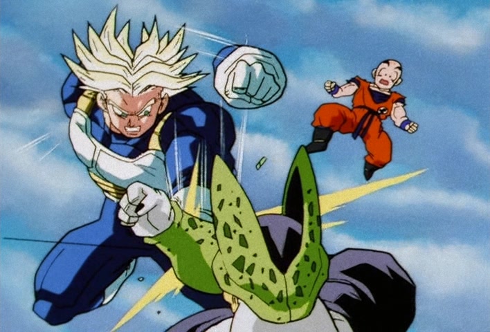 Dragon Ball Z Ep 163: Save Your Father!! Trunks' Fury, Which Scorches Even the Heavens @ 13:56