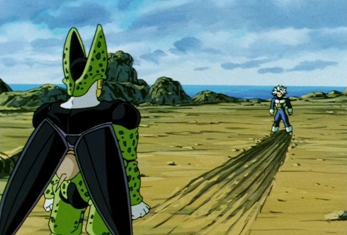 Dragon Ball Z Ep 163: Save Your Father!! Trunks' Fury, Which Scorches Even the Heavens @ 19:15