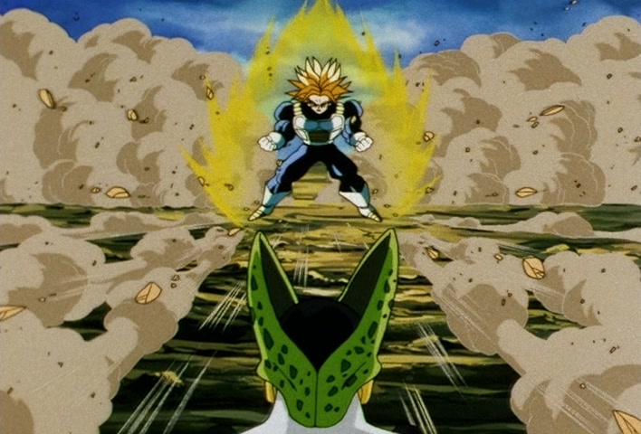 Dragon Ball Z Ep 163: Save Your Father!! Trunks' Fury, Which Scorches Even the Heavens @ 21:00