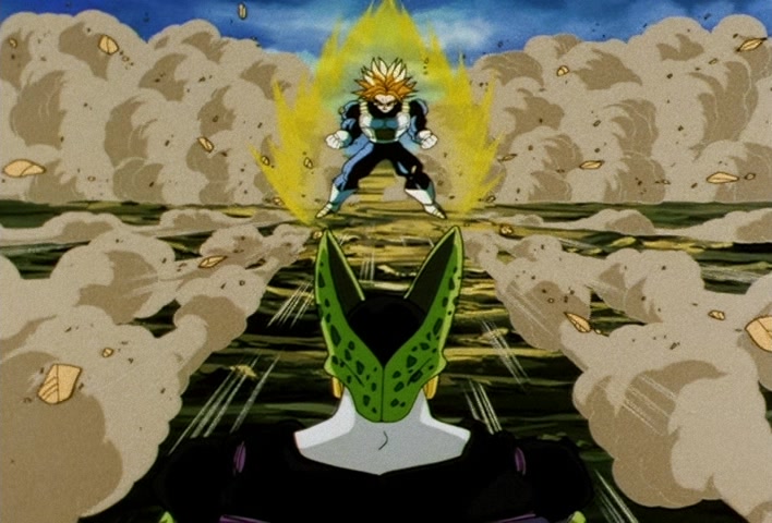 Dragon Ball Z Ep 163: Save Your Father!! Trunks' Fury, Which Scorches Even the Heavens @ 22:15