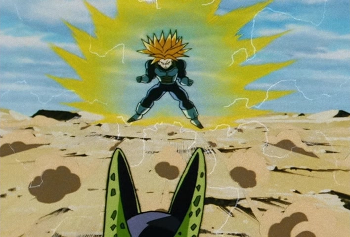 Dragon Ball Z Ep 165: Super Trunks Has a Weakness!! Cell, A Shocking Bombshell Declaration @ 05:59