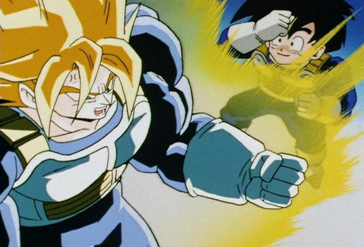 Dragon Ball Z Ep 165: Super Trunks Has a Weakness!! Cell, A Shocking Bombshell Declaration @ 09:51