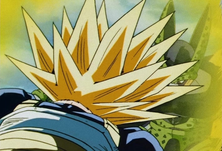 Dragon Ball Z Ep 165: Super Trunks Has a Weakness!! Cell, A Shocking Bombshell Declaration @ 10:55