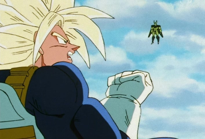 Dragon Ball Z Ep 165: Super Trunks Has a Weakness!! Cell, A Shocking Bombshell Declaration @ 11:53
