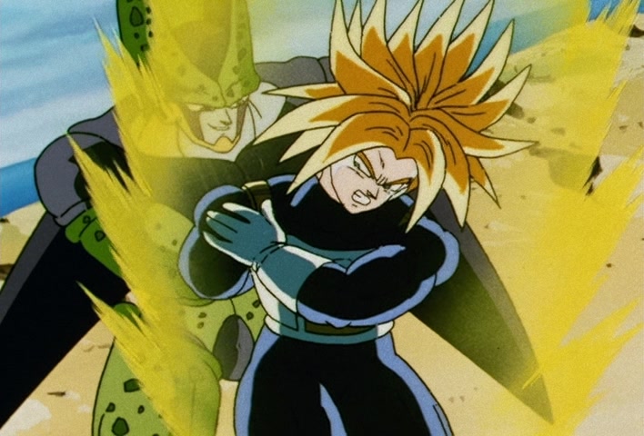Dragon Ball Z Ep 165: Super Trunks Has a Weakness!! Cell, A Shocking Bombshell Declaration @ 12:05