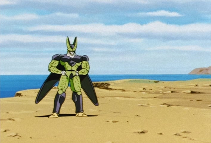 Dragon Ball Z Ep 165: Super Trunks Has a Weakness!! Cell, A Shocking Bombshell Declaration @ 19:54