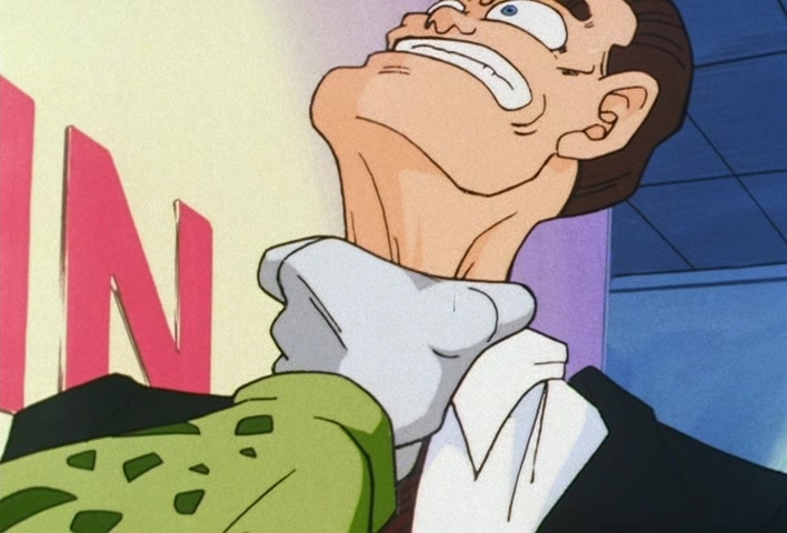 Dragon Ball Z Ep 167: Ratings 100%!! The Cell Games Call for Death With an Exclusive Live Broadcast @ 13:51