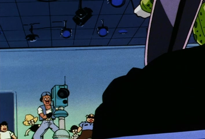 Dragon Ball Z Ep 167: Ratings 100%!! The Cell Games Call for Death With an Exclusive Live Broadcast @ 18:36