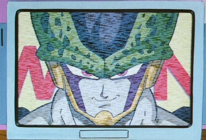 Dragon Ball Z Ep 167: Ratings 100%!! The Cell Games Call for Death With an Exclusive Live Broadcast @ 19:52