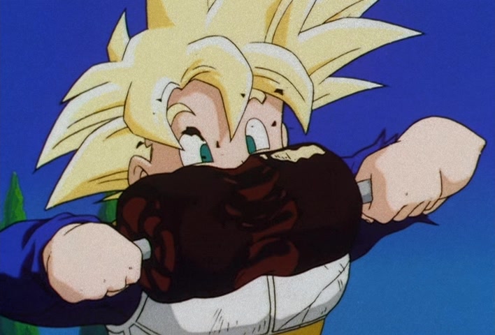 Dragon Ball Z Ep 168: Goku and Gohan… The Hero Father and Son's Ultimate Level-Up @ 08:55