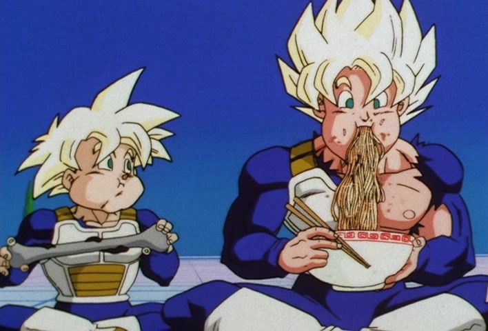 Dragon Ball Z Ep 168: Goku and Gohan… The Hero Father and Son's Ultimate Level-Up @ 09:30