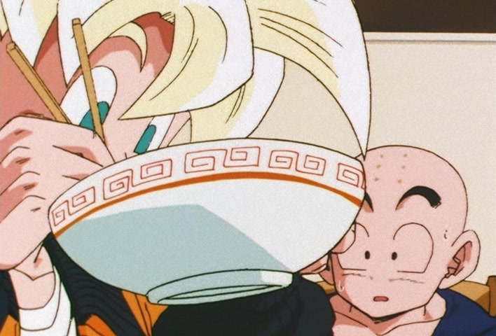 Dragon Ball Z Ep 169: Goku's Composure?! Just Rest and Wait for the Cell Games @ 22:06