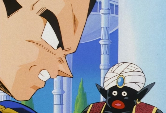Dragon Ball Z Ep 172: Find a New God!! Goku, the Great Instant Movement @ 03:23