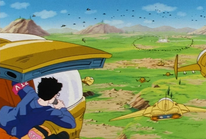 Dragon Ball Z Ep 172: Find a New God!! Goku, the Great Instant Movement @ 12:28
