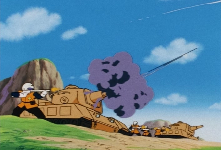 Dragon Ball Z Ep 172: Find a New God!! Goku, the Great Instant Movement @ 13:55