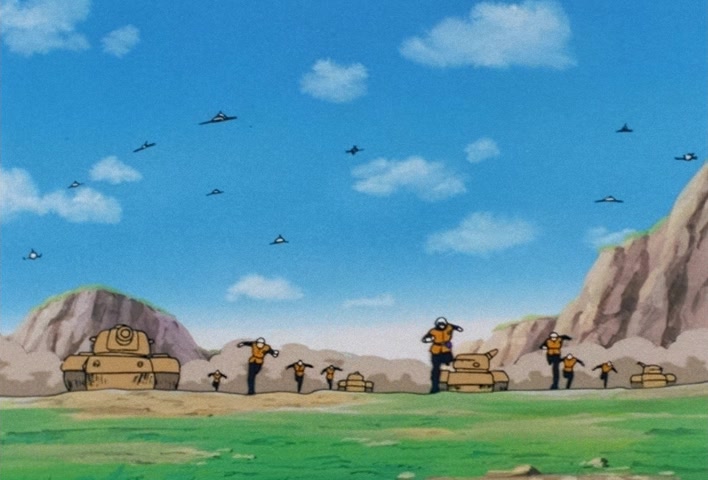 Dragon Ball Z Ep 172: Find a New God!! Goku, the Great Instant Movement @ 16:37