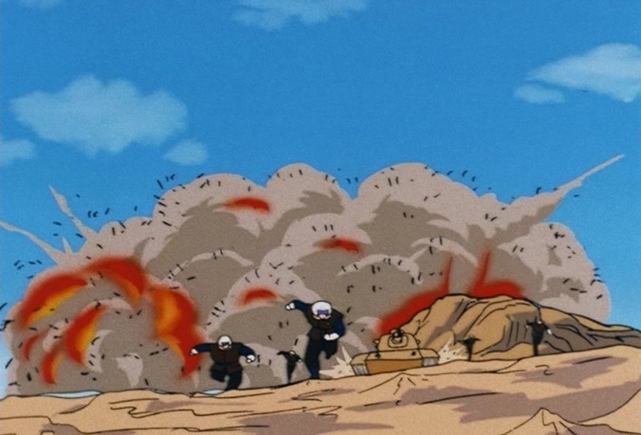 Dragon Ball Z Ep 172: Find a New God!! Goku, the Great Instant Movement @ 16:48