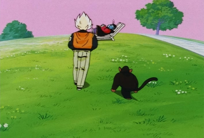 Dragon Ball Z Ep 172: Find a New God!! Goku, the Great Instant Movement @ 21:44