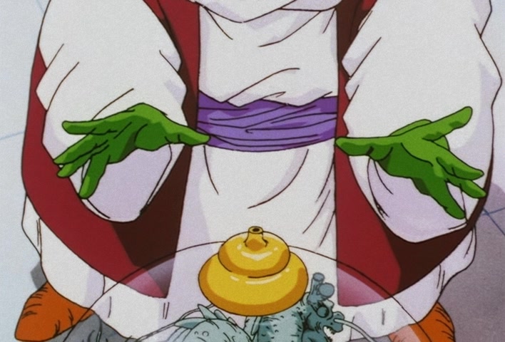 Dragon Ball Z Ep 174: Goku's Perplexing Problem?! The Dragon Balls are Taken Back @ 01:56