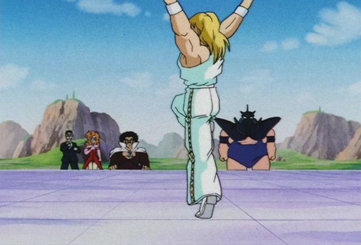 Dragon Ball Z Ep 176: Wait Just a Minute!! The Great Satan Army Arrives @ 10:36