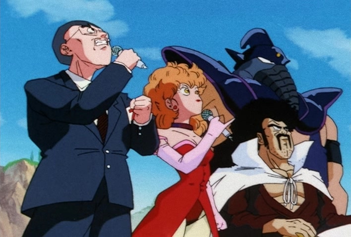Dragon Ball Z Ep 176: Wait Just a Minute!! The Great Satan Army Arrives @ 10:47