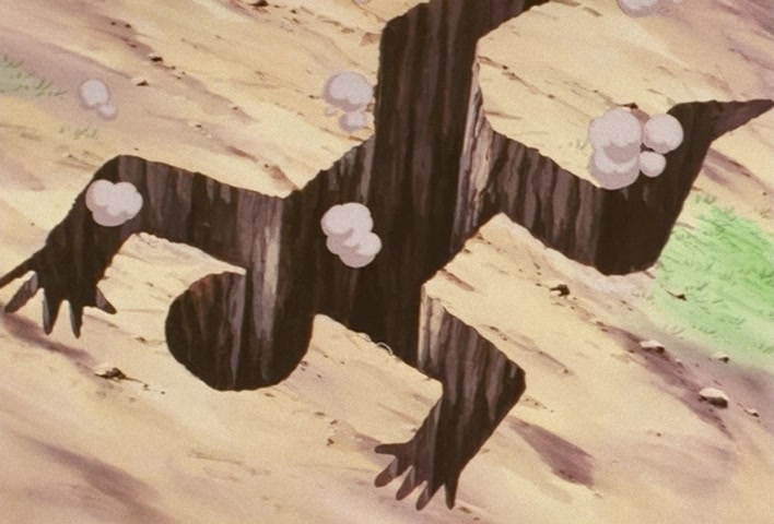 Dragon Ball Z Ep 176: Wait Just a Minute!! The Great Satan Army Arrives @ 11:32
