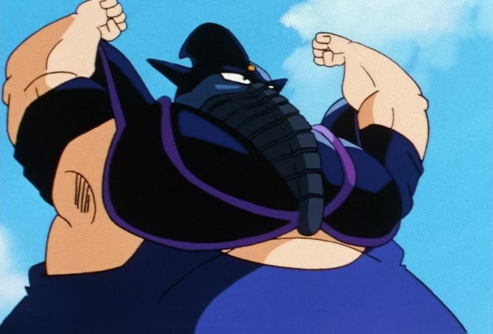 Dragon Ball Z Ep 176: Wait Just a Minute!! The Great Satan Army Arrives @ 12:49