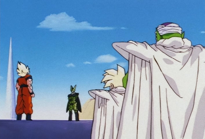 Dragon Ball Z Ep 177: Goku's Bout!! The Super-Tense Cell Games @ 04:36