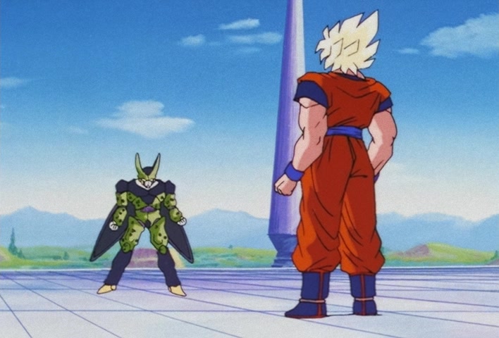 Dragon Ball Z Ep 177: Goku's Bout!! The Super-Tense Cell Games @ 05:43