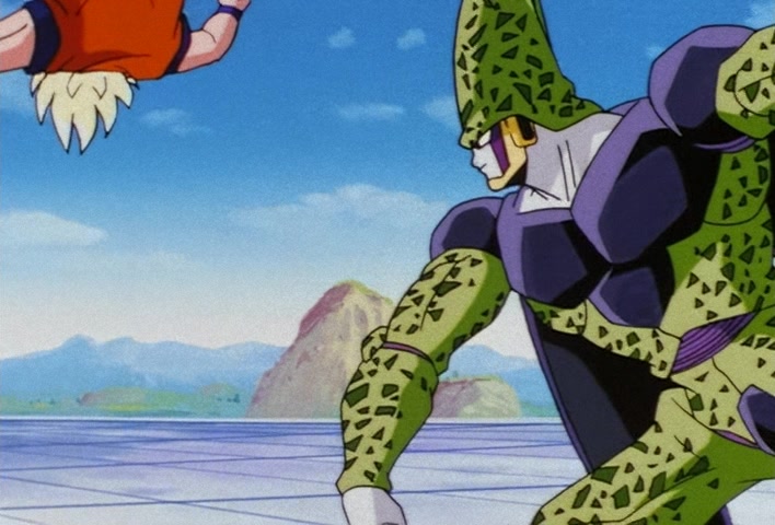 Dragon Ball Z Ep 177: Goku's Bout!! The Super-Tense Cell Games @ 11:26
