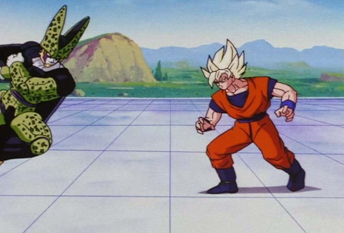 Dragon Ball Z Ep 177: Goku's Bout!! The Super-Tense Cell Games @ 14:18