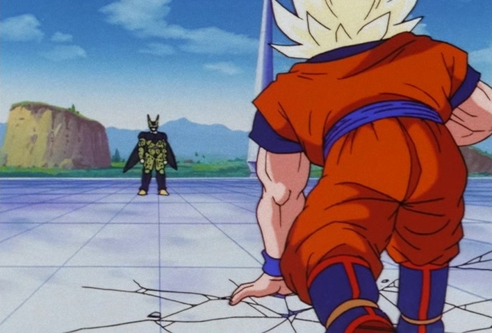 Dragon Ball Z Ep 178: A Direct Hit to the Earth!! Cell's Huge Kamehameha @ 02:23